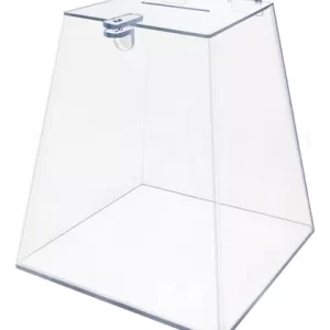 Urna em acrílico tipo pirâmide 20cm
